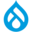 Favicon van website Drupal