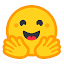 Favicon van website Hugging Face