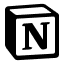 Favicon van website Notion
