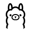 Favicon van website Ollama