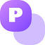 Favicon van website Purple Scale