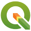 Favicon van website QGIS